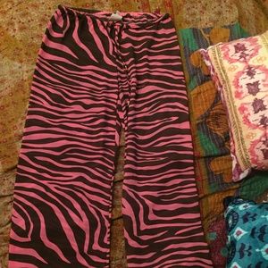 Pink Zebra Stripe Michael Kors Pants